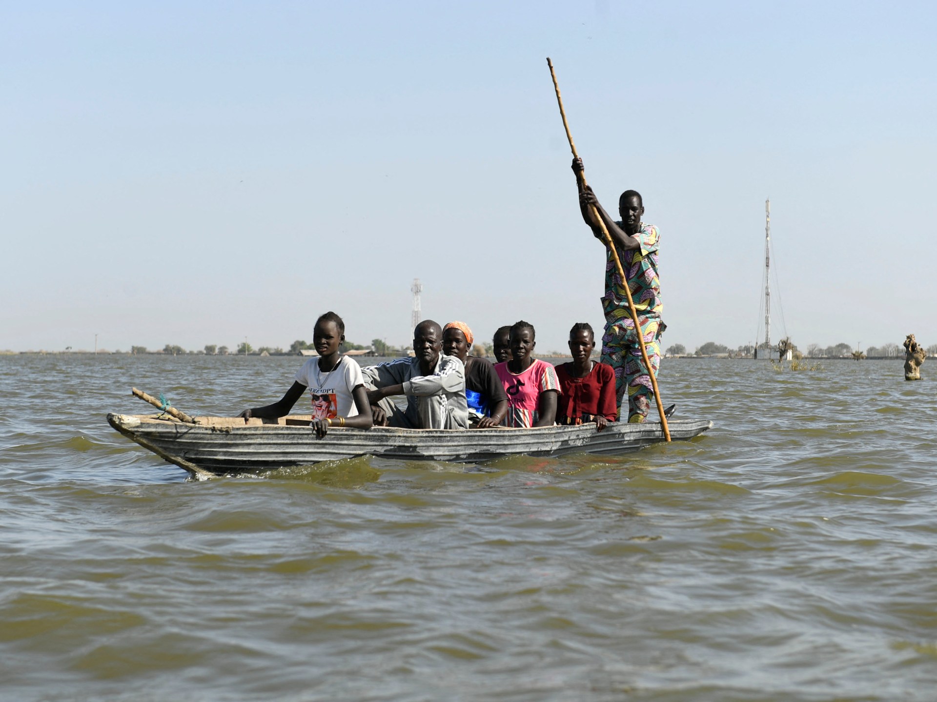 Nearly 380,000 people displaced by South Sudan floods, UN says