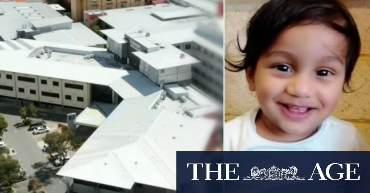 Perth hospital apologises to parents of toddler who died