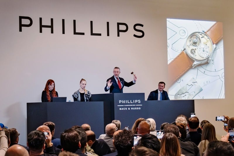 Phillips Achieves Second-Highest Sale Total in the History of Watch Auctions