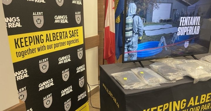 Police seize 7 kg of processed fentanyl from rural property in northern Alberta