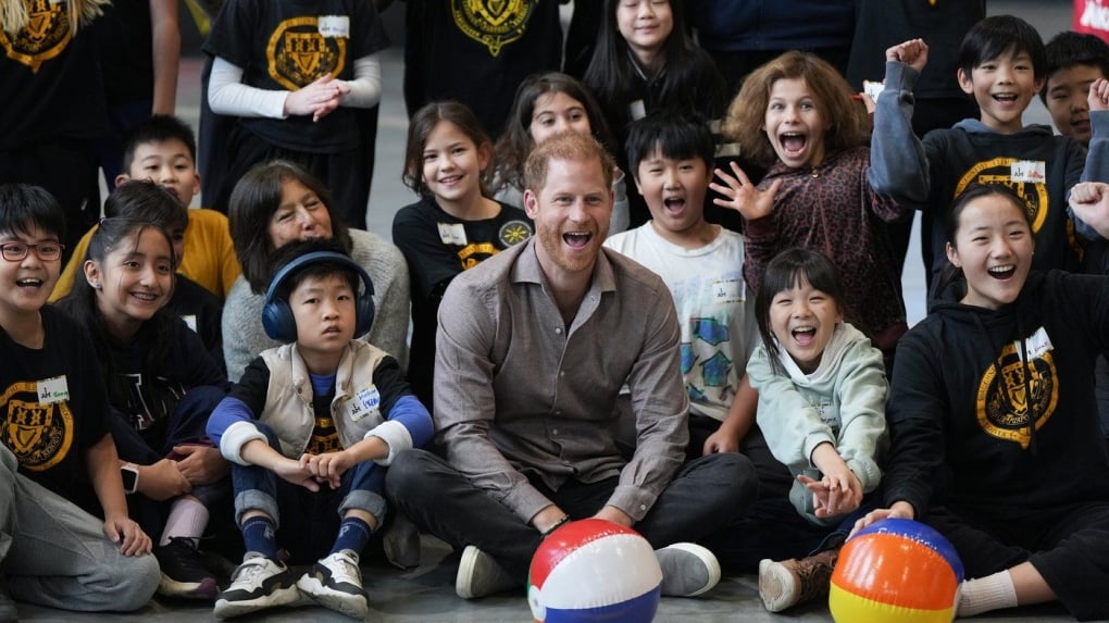 Prince Harry in Vancouver as Invictus Games school program launches online