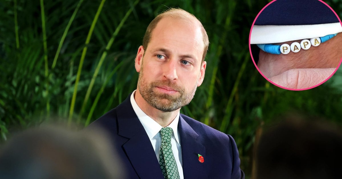 Prince William Wears 'Papa' Friendship Bracelet While Discussing His 3 Kids