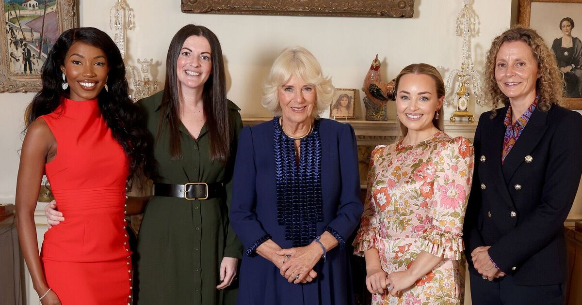 Queen Camilla meets beauty queen as new doc to air on domestic violence on ITV