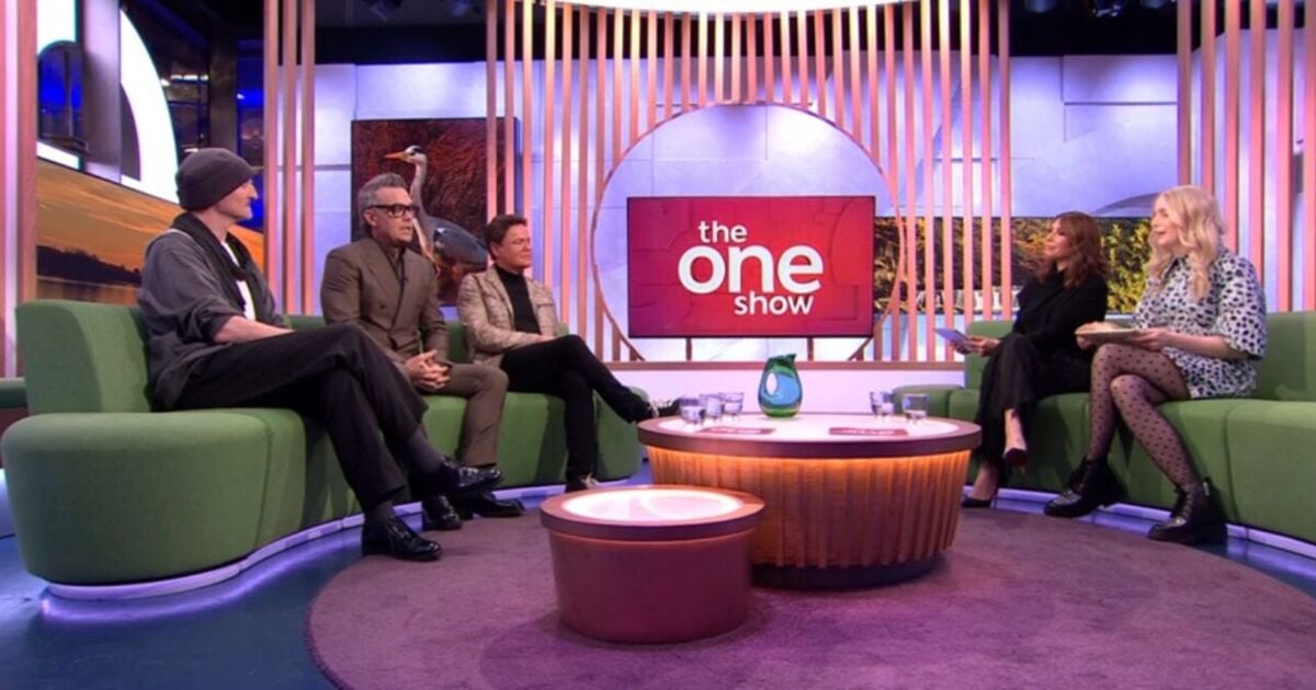 Robbie Williams emotional on BBC's The One Show as he discusses 'shame' 