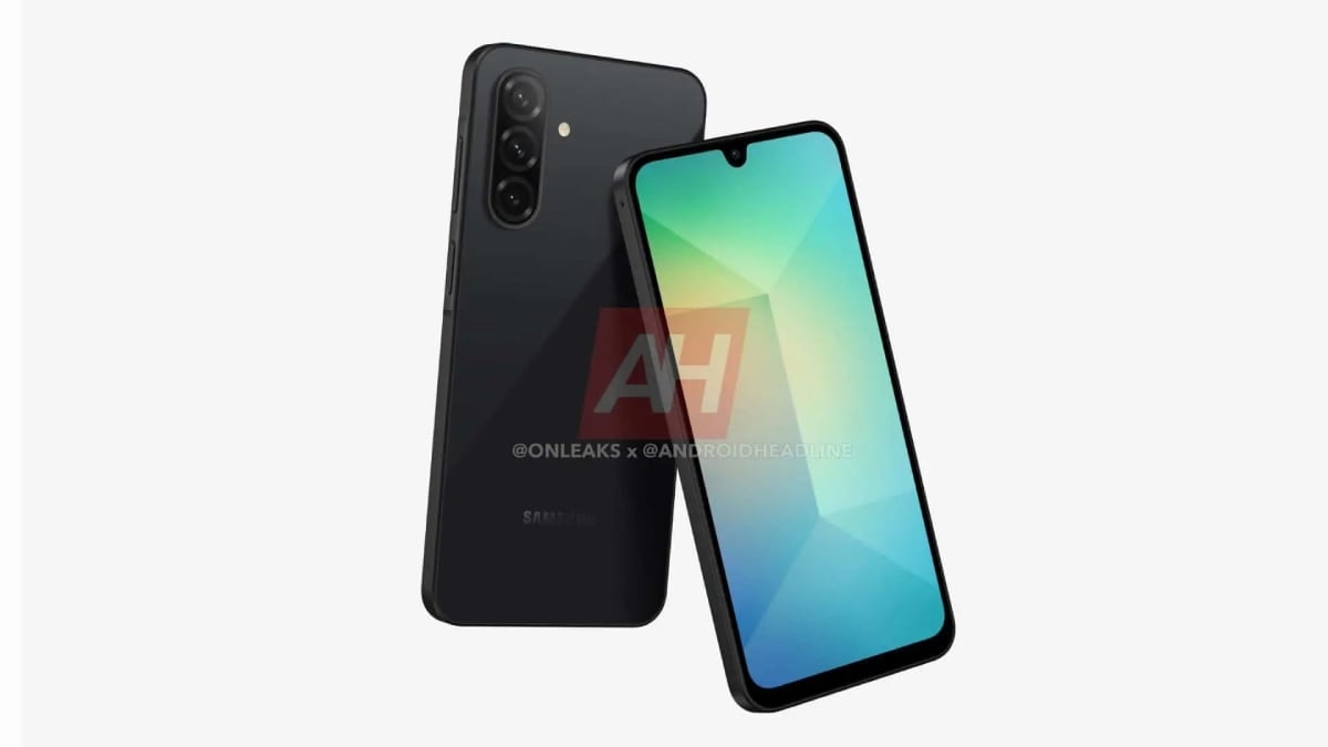 Samsung Galaxy A26 Design Leaked via CAD Renders; Suggests Triple Rear Cameras, Waterdrop-Style Notch