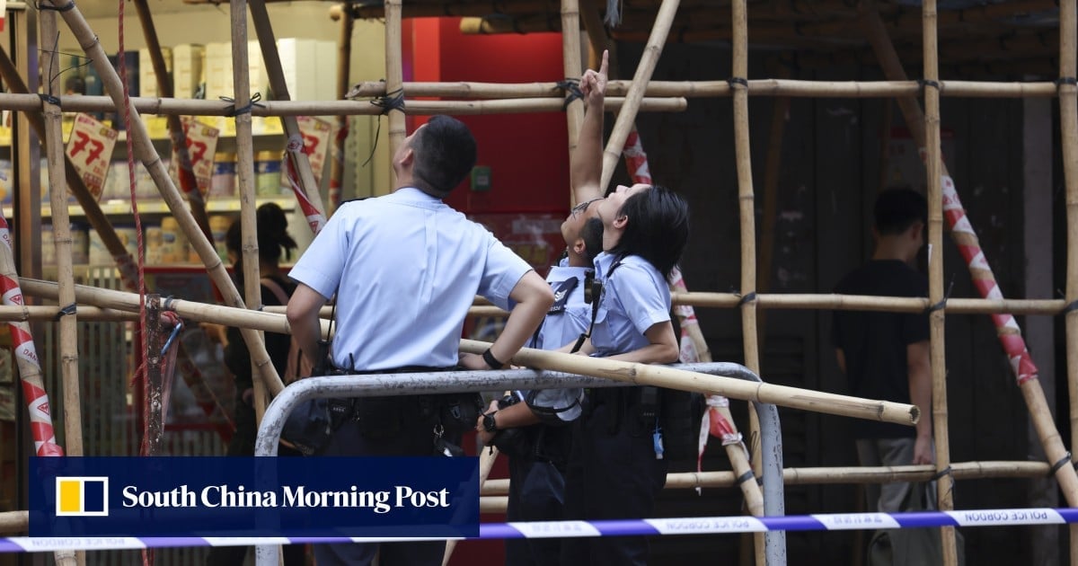 Scaffolding worker falls to his death from Hong Kong industrial building