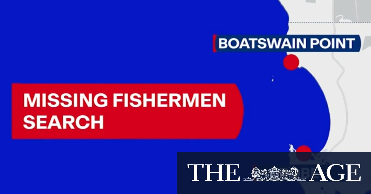 Search for two fishermen in South Australia