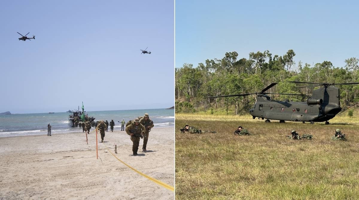 Singapore and Australian militaries bond over football and 'drop bears' in bilateral exercise with over 1,900 troops