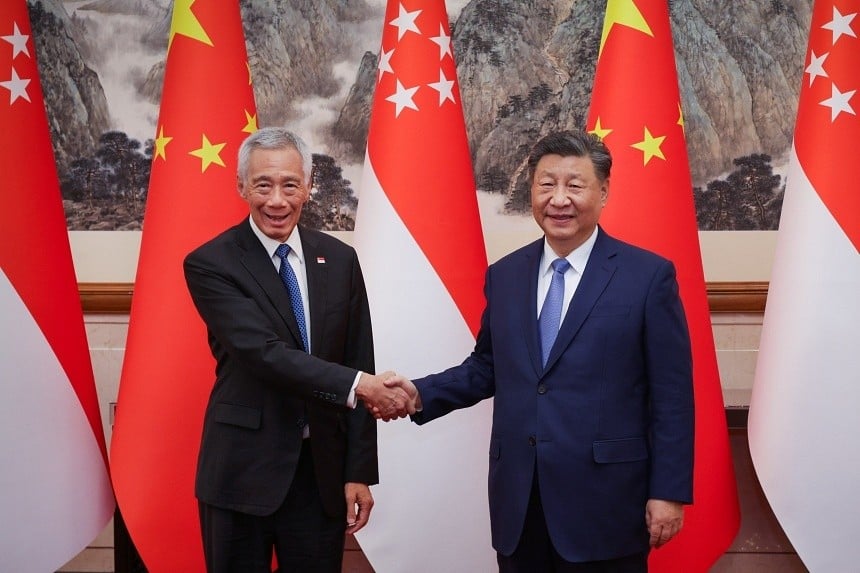 SM Lee meets China president Xi, says cooperation 'especially valuable' in troubled world