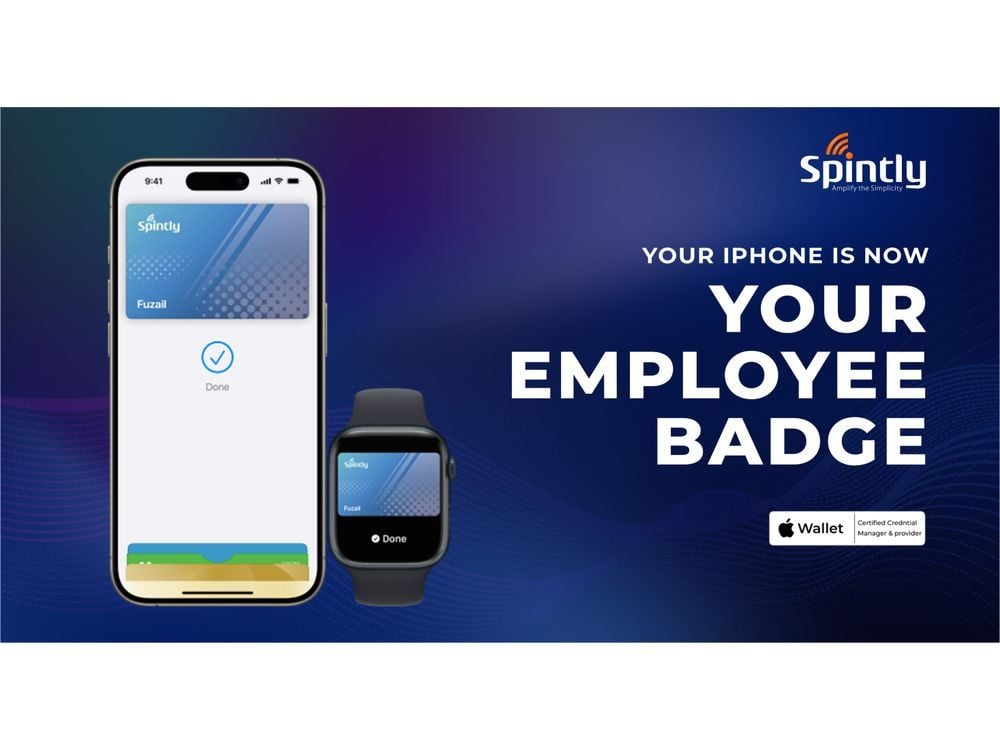 Spintly Announces Seamless Integration of Its Access Control Platform with Apple Wallet