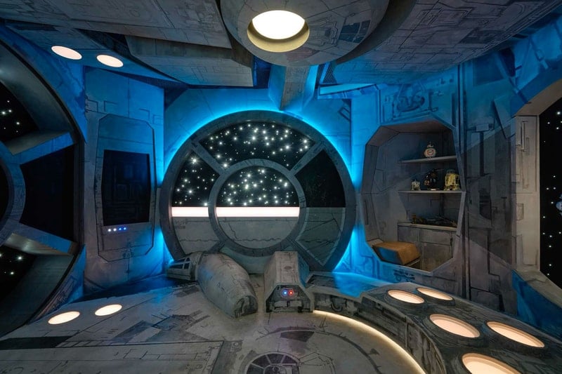 Step Inside the Ultimate 'Star Wars'-Inspired Mancave