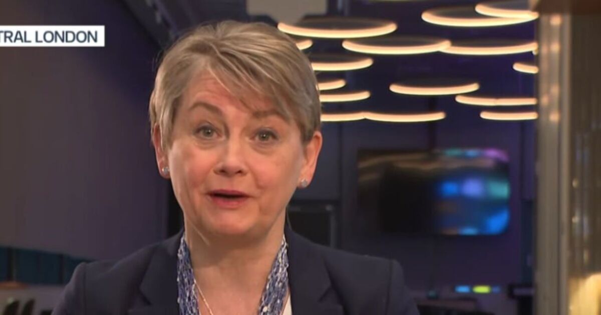 Stuttering Yvette Cooper suffers brutal three-word takedown as GMB presenter snaps