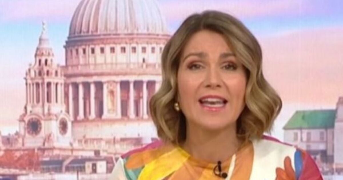 Susanna Reid opens Good Morning Britain with a 'breaking news' statement 