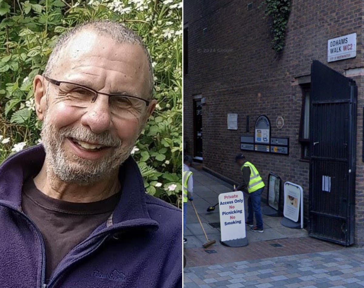 Suspect, 57, charged with murder of pensioner in Covent Garden