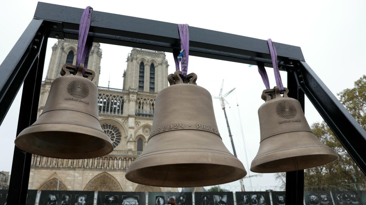 The bells of Notre Dame cathedral ring out for first time since 2019 fire