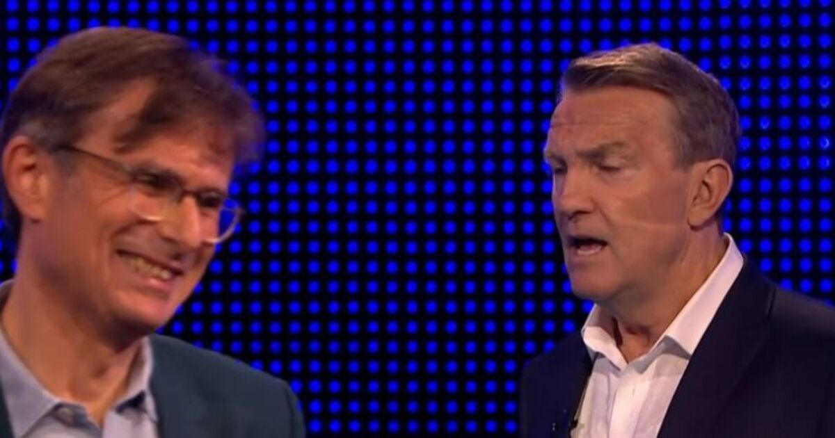 The Chase's Bradley Walsh issues four-word demand to Robert Peston in heated exchange