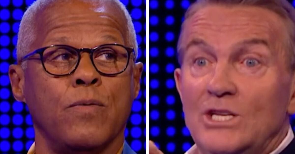 The Chase star apologises for kissing Bradley Walsh's wife in front of '20 million people'