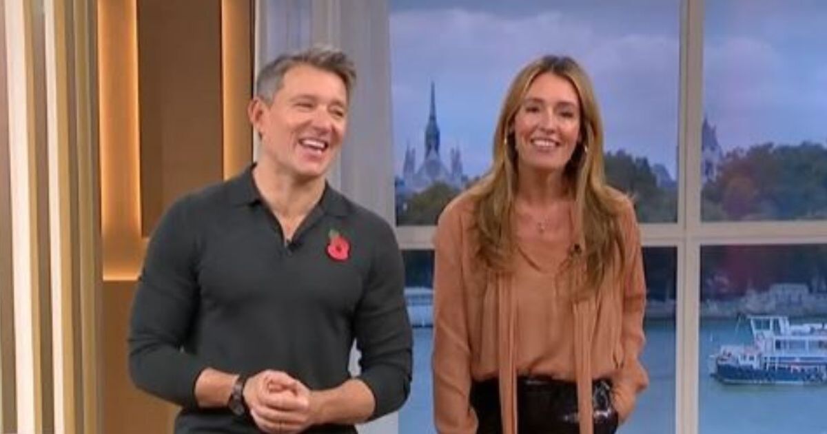 This Morning's Cat Deeley and Ben Shephard in hysterics as celebrity gatecrashes show