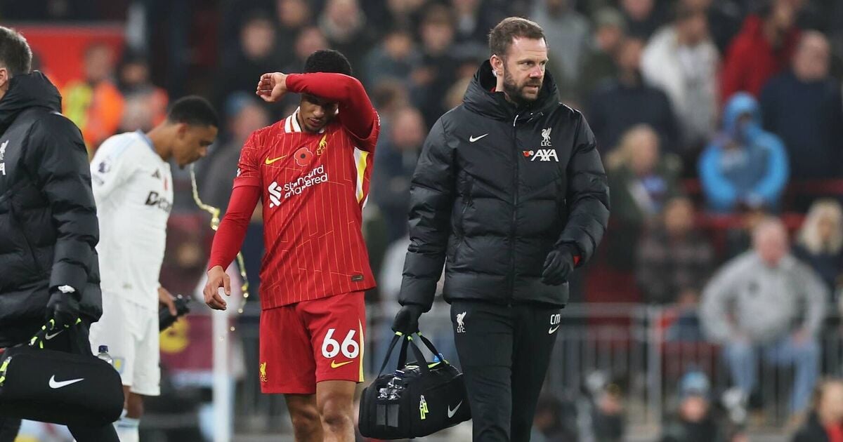 Trent Alexander-Arnold injury scare as Liverpool star forced off in Aston Villa clash