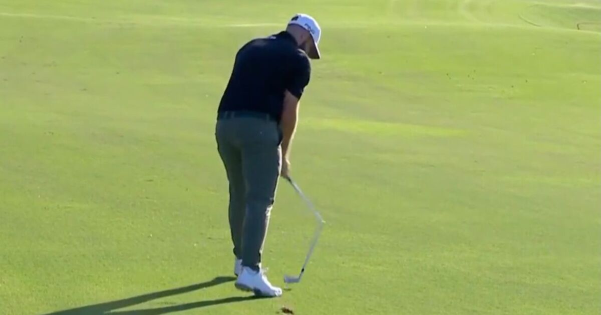 Tyrrell Hatton snaps club in half as Sky Sports commentator goes in on angry golfer