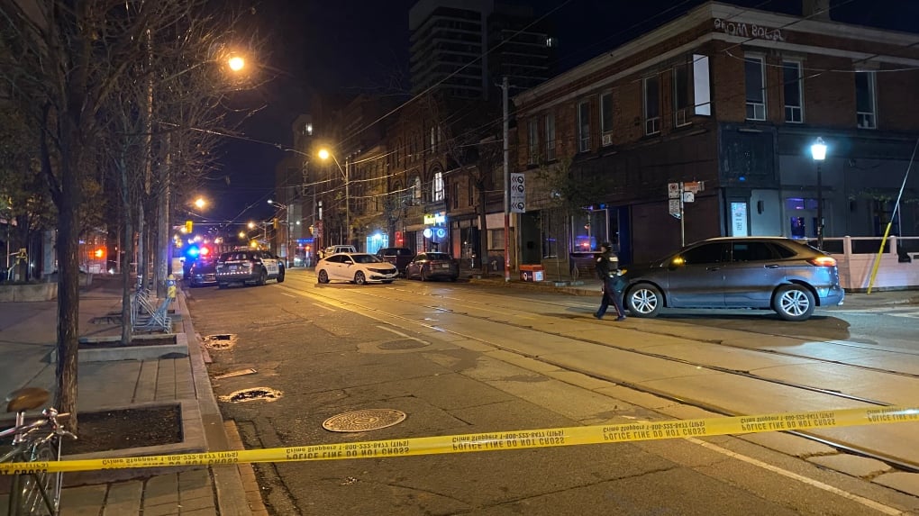 Unmarked Toronto police car hit by bullets in West Queen West neighbourhood: TPS