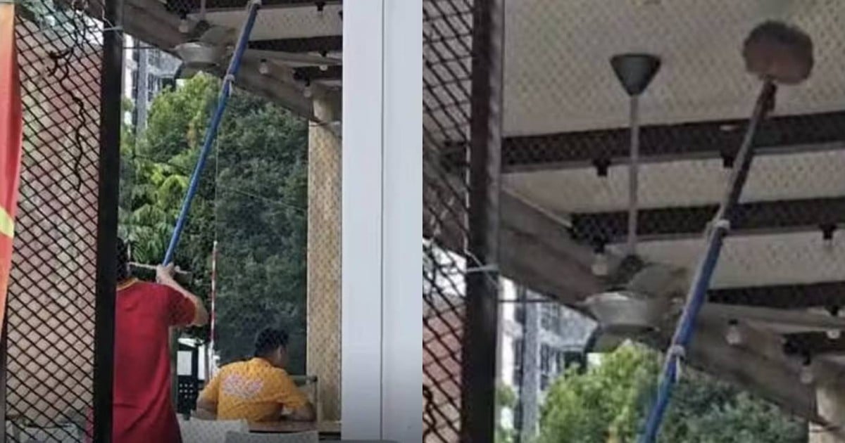 'Very unhygienic': Diners upset over Yishun coffee shop cleaning ceiling while they eat