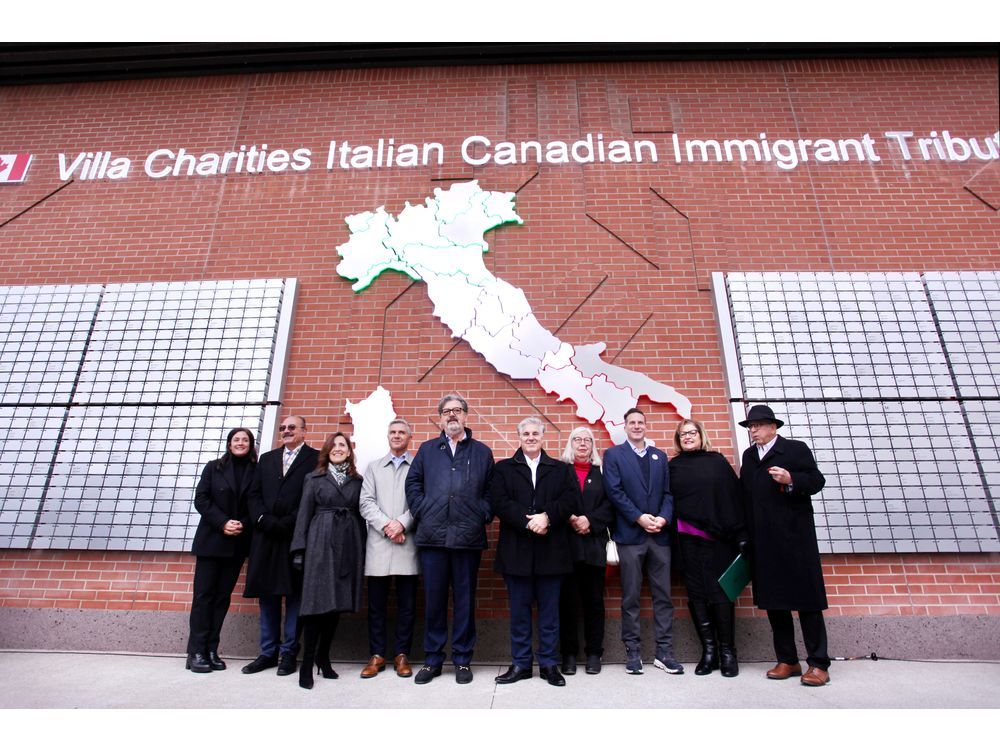 Villa Charities Opens Italian Canadian Immigrant Tribute Installation