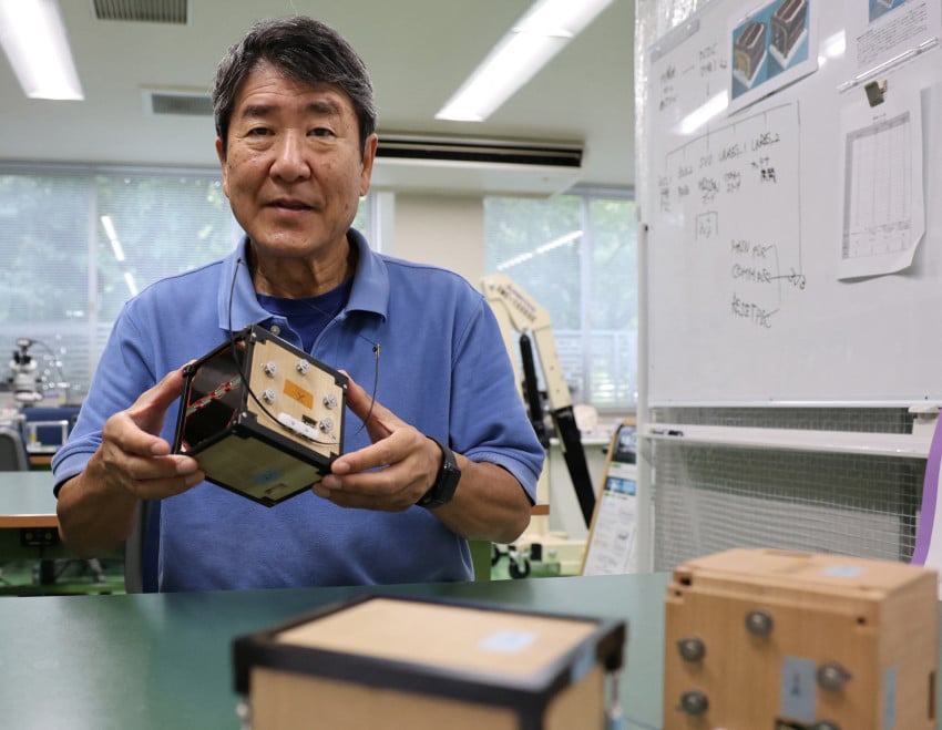 World's first wooden satellite, developed in Japan, in orbit around Earth