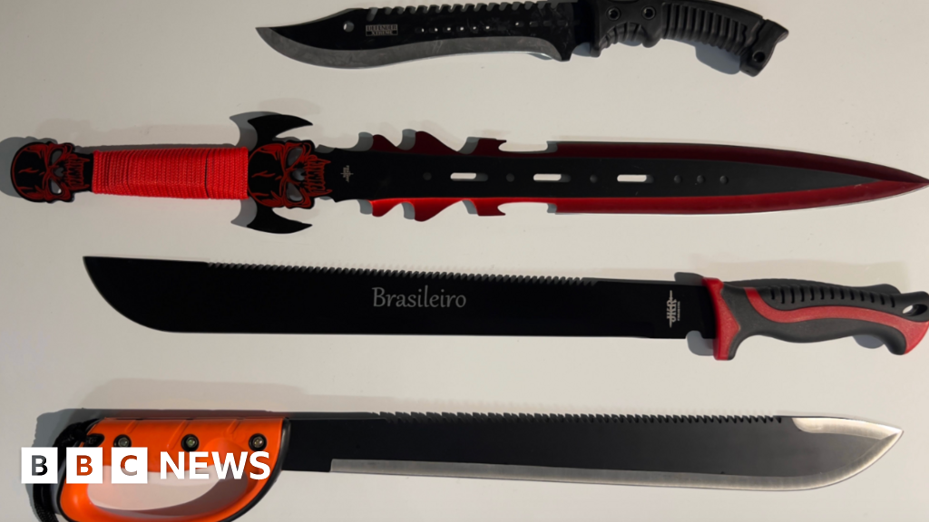 Zombie knives still for sale online after ban, BBC finds