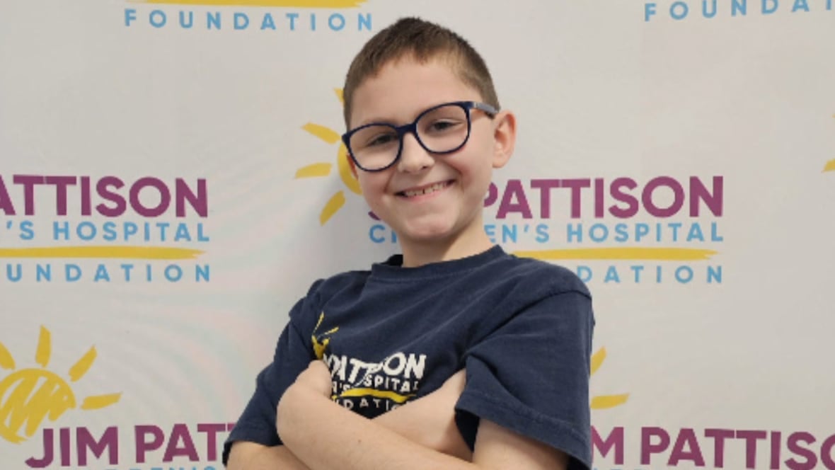 10-year-old Carlyle boy raises $75K for Jim Pattison Children's Hospital