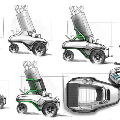 Industrial Design Case Study: An Autonomous Golf Caddie