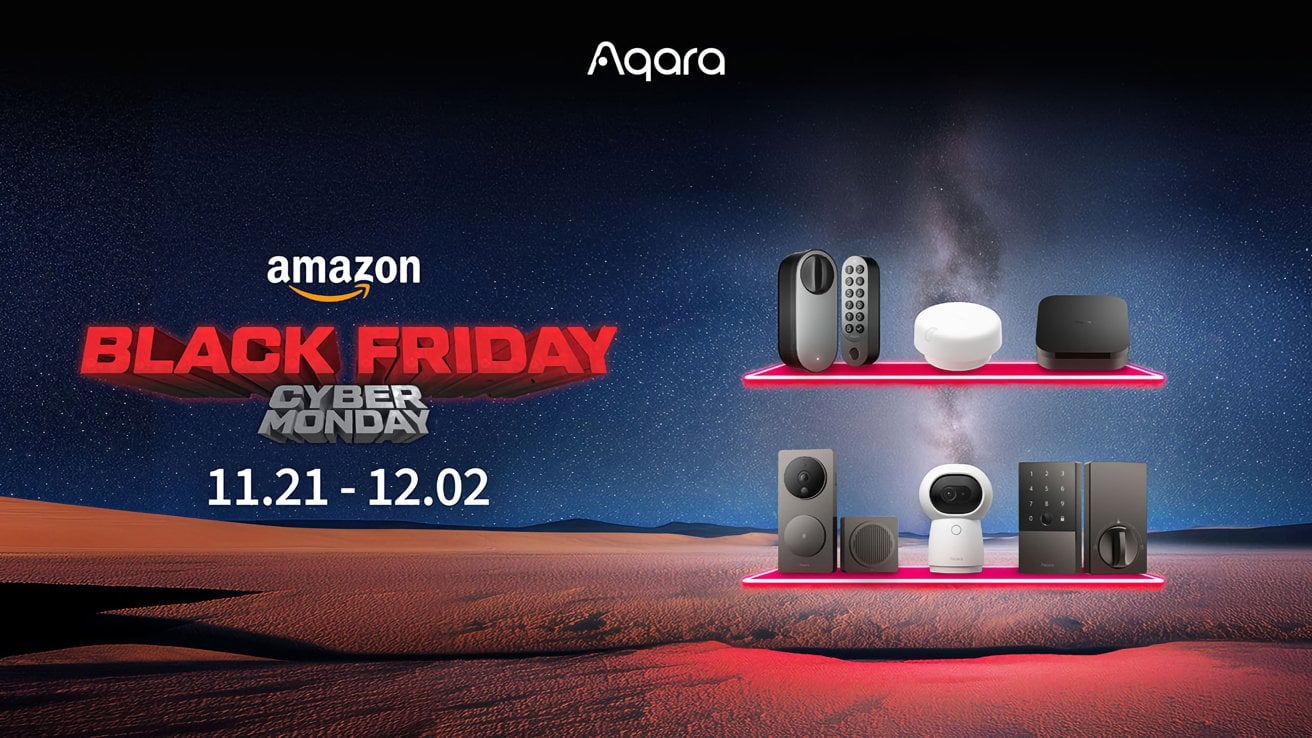 Save up to 40% with Aqara Black Friday deals on Apple Home smart locks, cameras & more