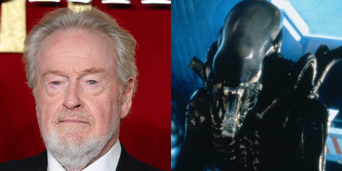 Ridley Scott said he was pressured to make 'normal people' movies when his first epics didn't earn much money