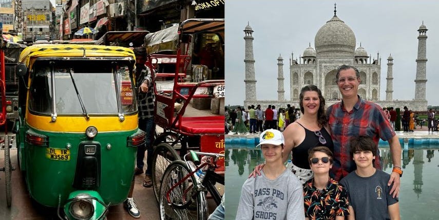 I took my 3 kids to India to relive my study-abroad days. Traveling in my 40s is a whole new kind of magic.