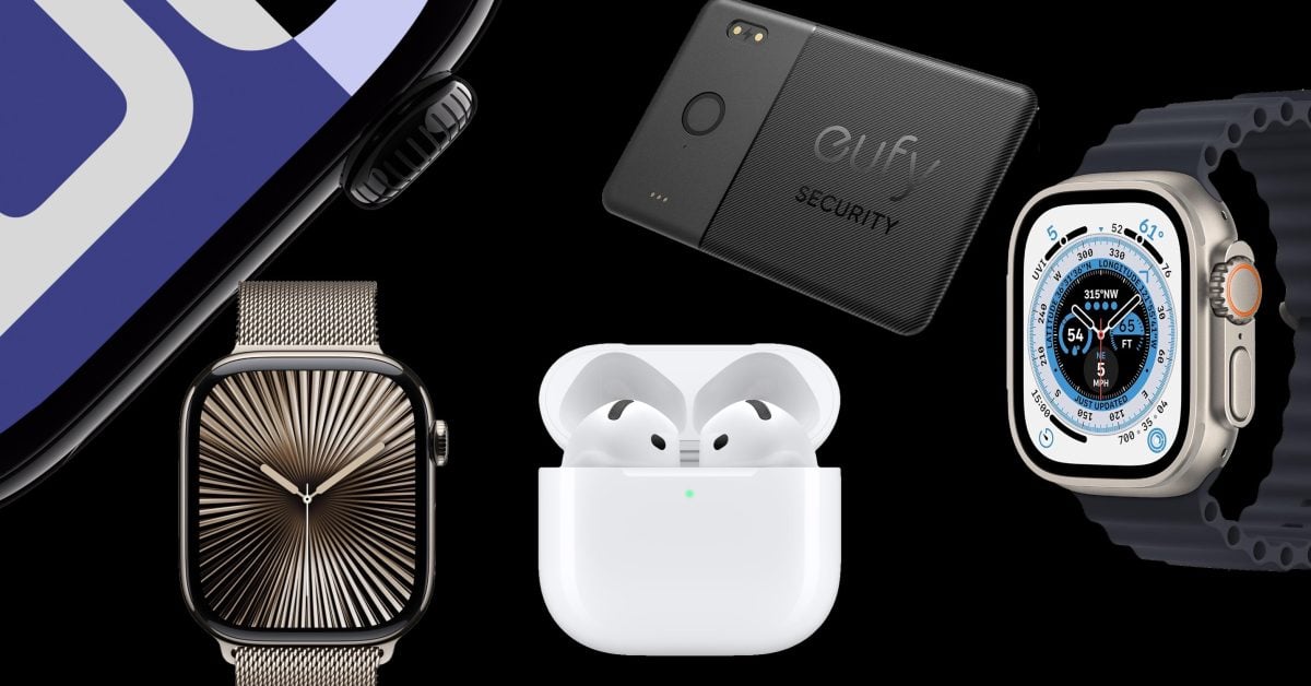 Deals: Apple Watch Series 10 $80 off, Apple Watch Ultra $429 off, AirPods 4, Find My tracking card $24, more