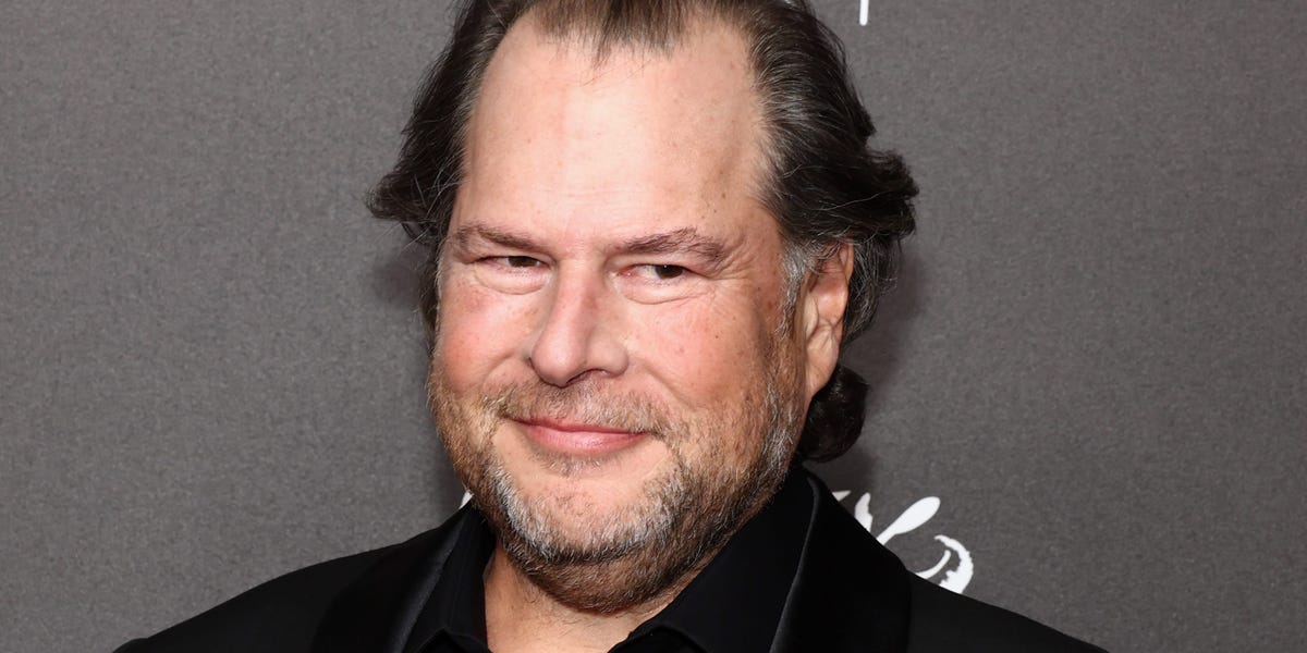 Marc Benioff says humans are already working alongside AI agents