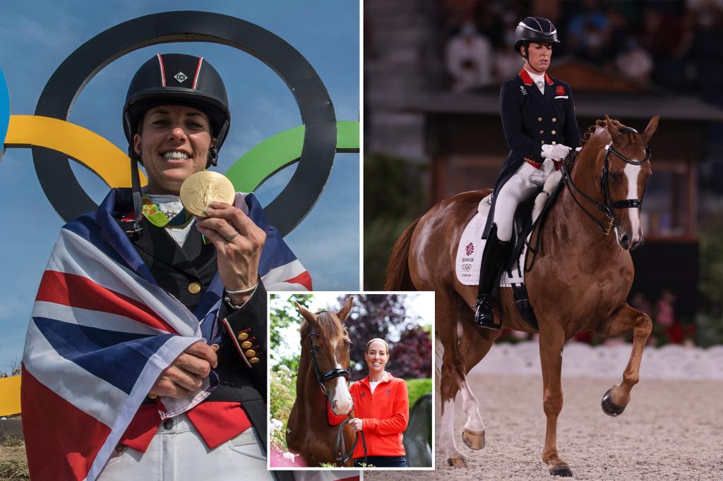 Three-time Olympic champion Charlotte Dujardin banned for one year over disturbing horse-whipping video