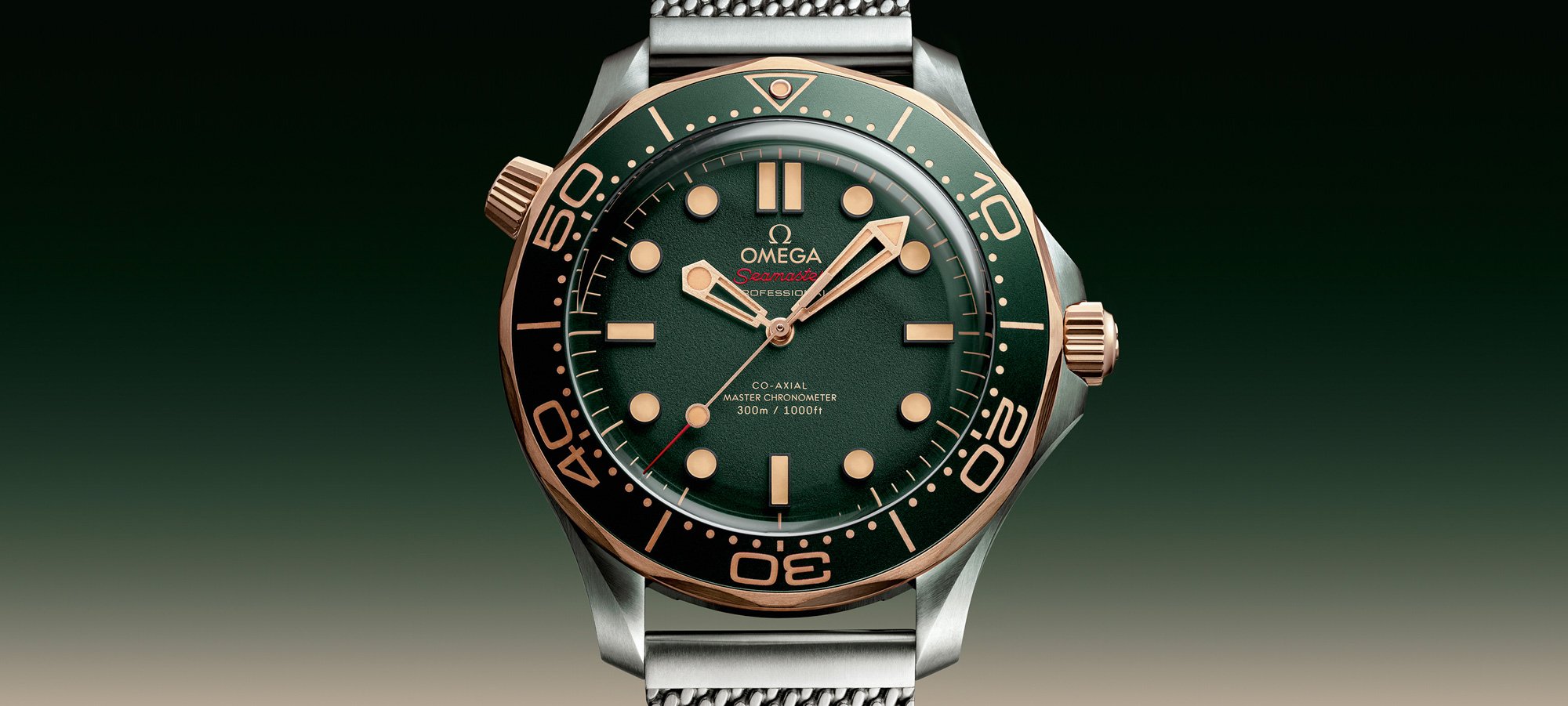 New Release: Omega Seamaster Diver 300M Watch In Titanium And Bronze Gold