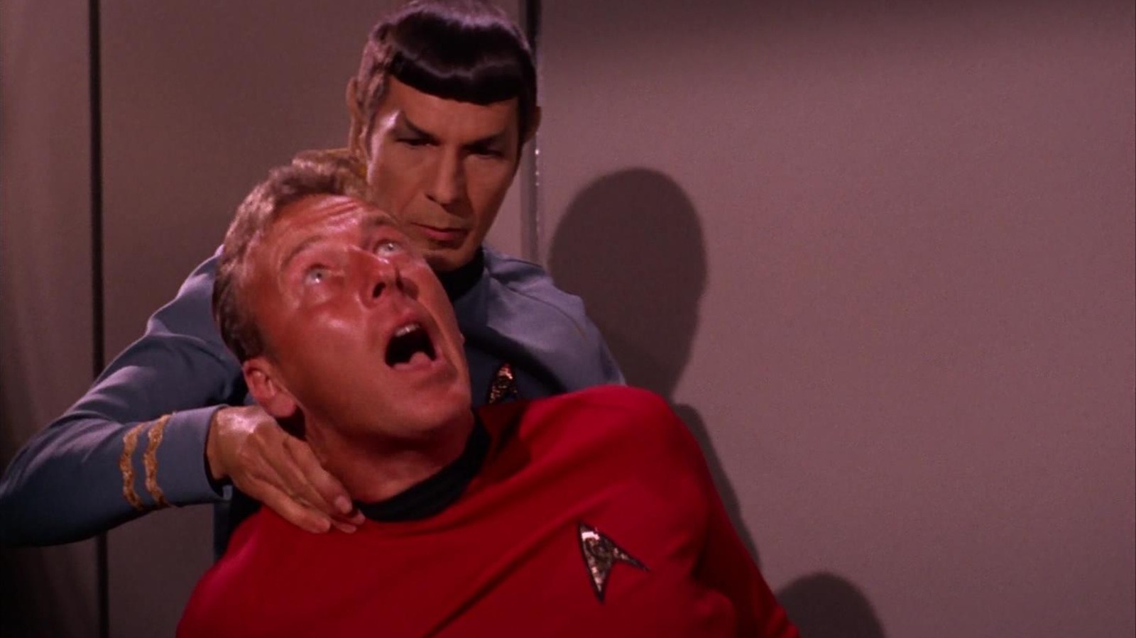 How Leonard Nimoy Came Up With Spock's Vulcan Nerve Pinch On Star Trek