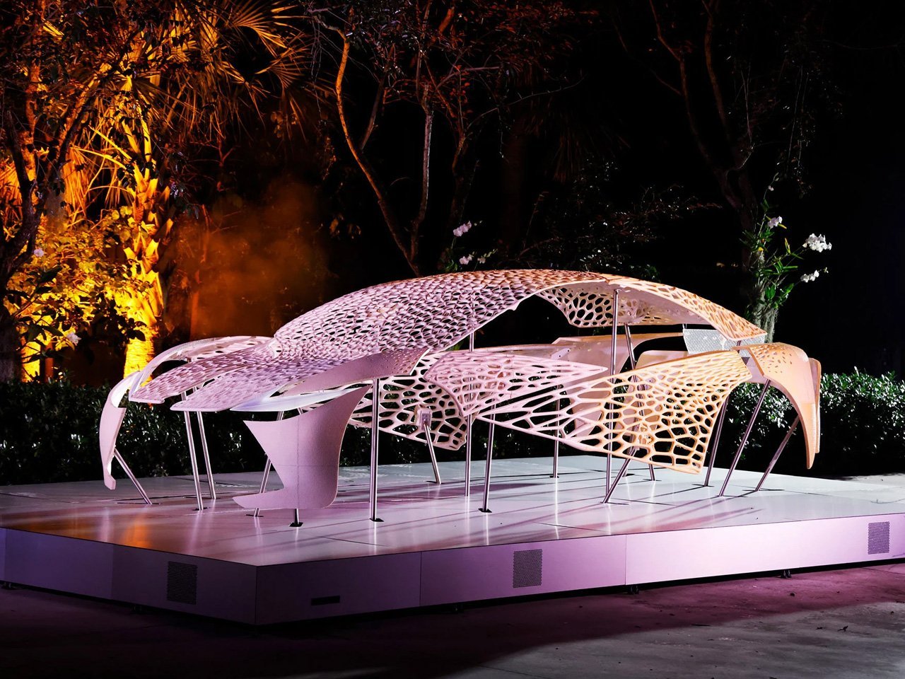 Lexus Liminal Cycles is a multisensory installation based on the LF-ZC luxury EV