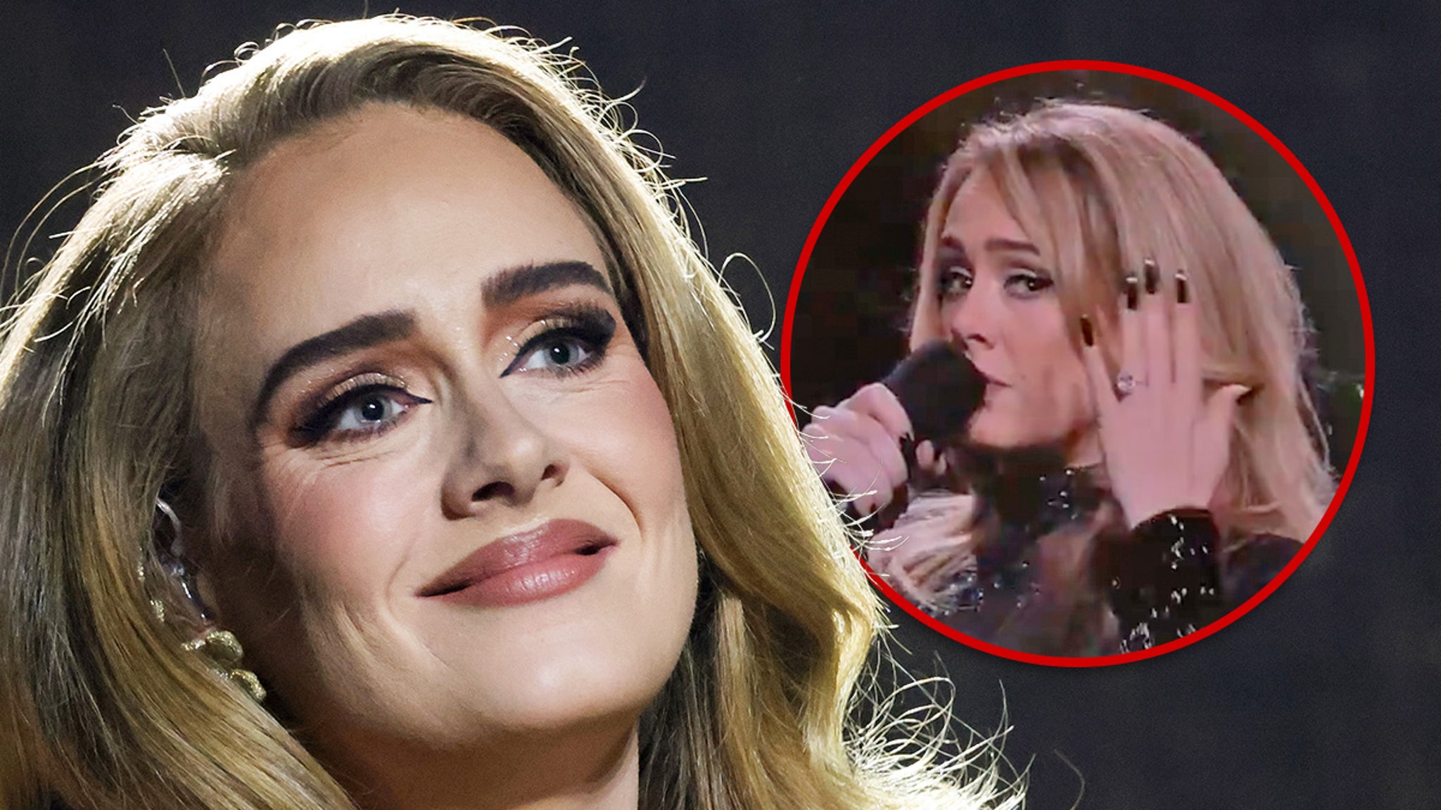 Adele Flashes Engagement Ring During Las Vegas Residency