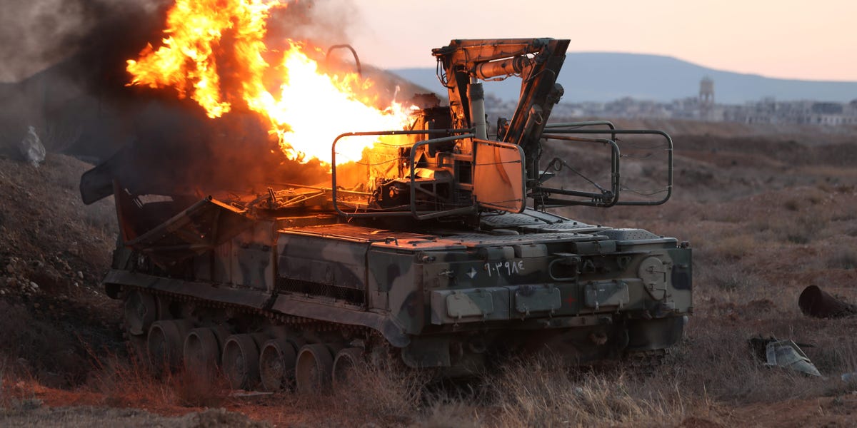 Photos show how Israeli airstrikes wiped out remnants of Assad's military in Syria