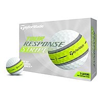 12-Pack TaylorMade Tour Response Golf Balls (Yellow Stripe) $24.50