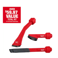 3-Piece Milwaukee Air-Tip ClawUtility Nozzle w/ Brushes Automotive Set $24.95 + Free Shipping