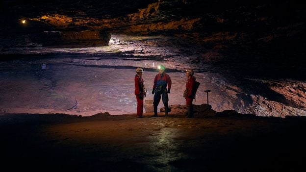 Caving scientists exploring the darkest places on Earth