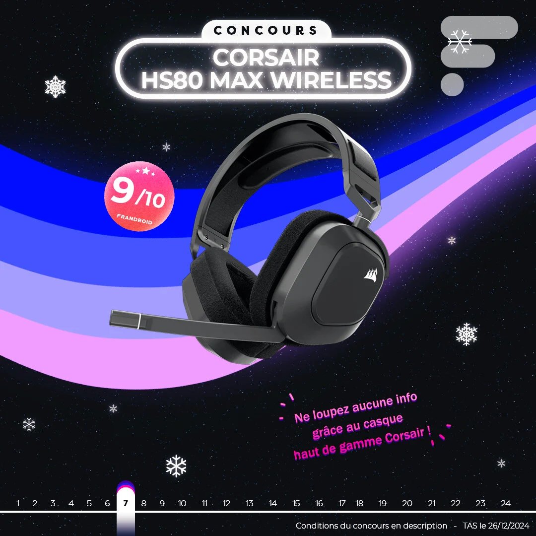 #FrandroidOffreMoi un casque gaming sans fil de Corsair