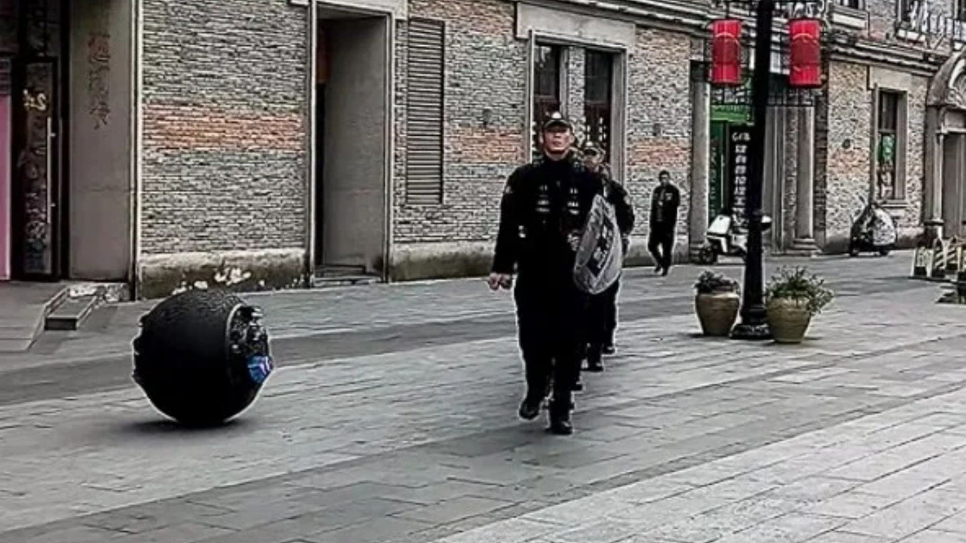 China unveils all-terrain robocops...