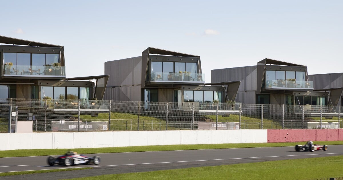 Wake up to the sounds of F1 racing with Silverstone's trackside homes