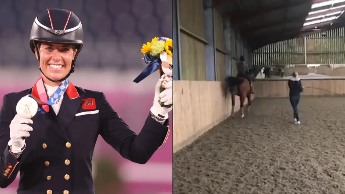 Team GB Olympian caught whipping horse before Paris games handed punishment over shocking footage