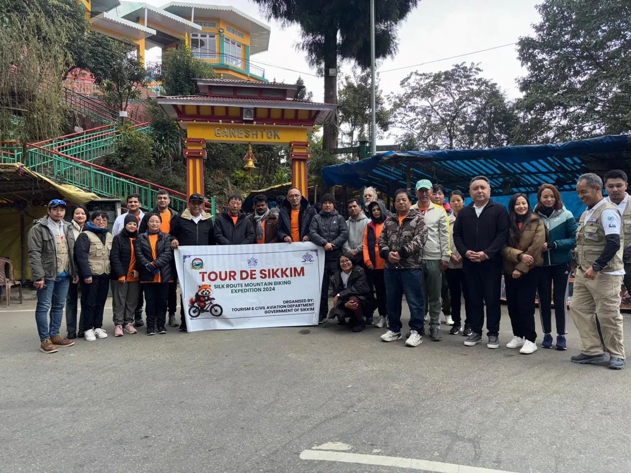 Mountain biking expedition flagged off in Sikkim